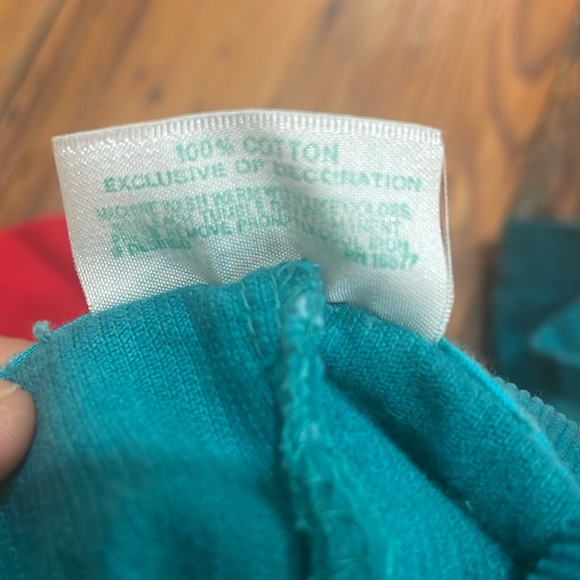 Tiny Tots Original Vintage Button Western Green and Red Onsie Size 24 months - Picture 6 of 6